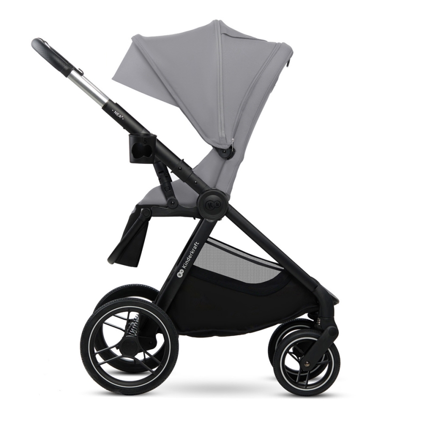 KINDERKRAFT - Poussette combinée 2en1 NEA 2 Platinum gris