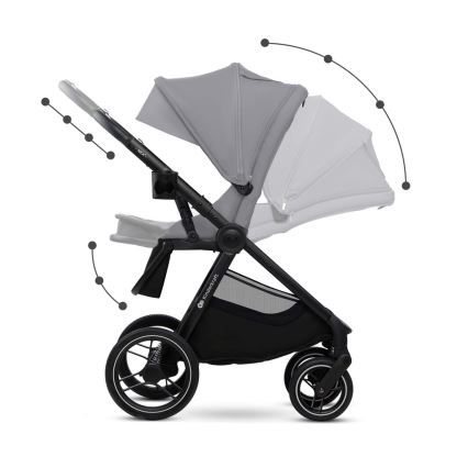 KINDERKRAFT - Poussette combinée 2en1 NEA 2 Platinum gris