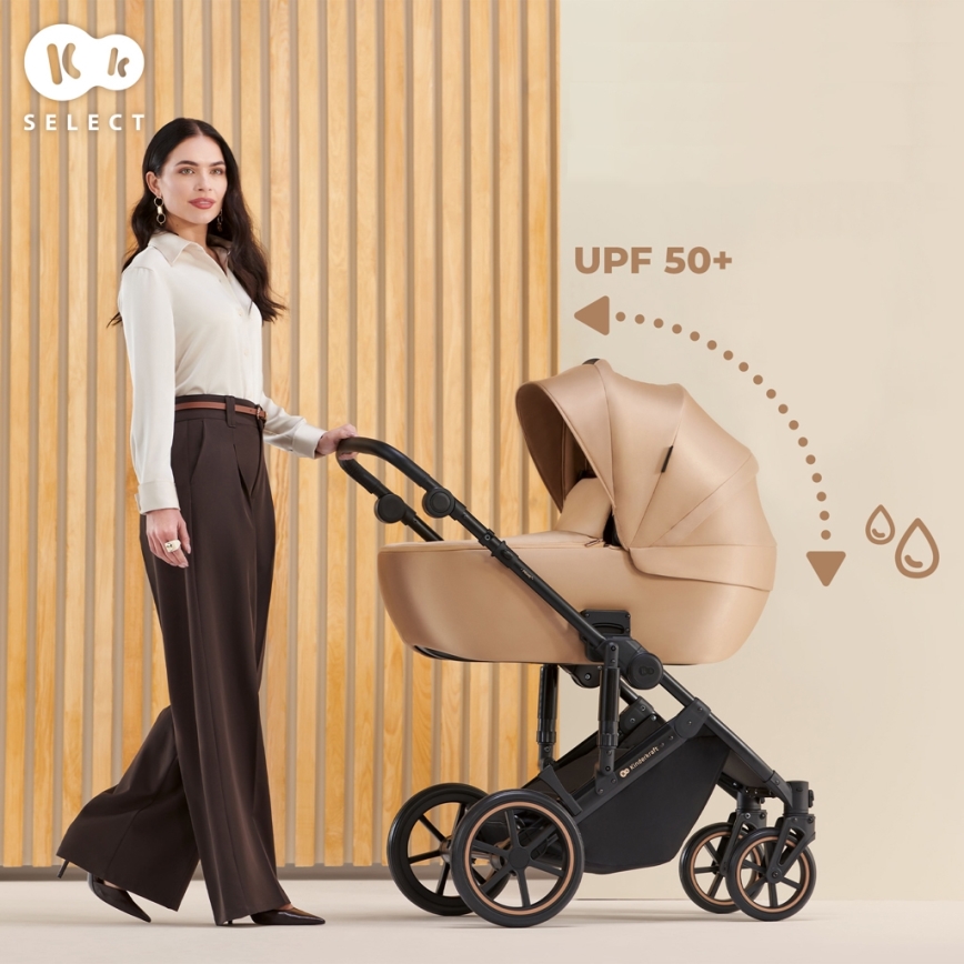 KINDERKRAFT - Poussette combinée 2en1 PRIME 2 beige