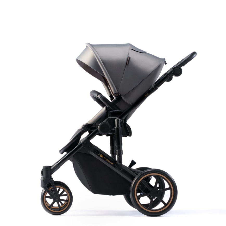 KINDERKRAFT - Poussette combinée 2en1 PRIME 2 gris