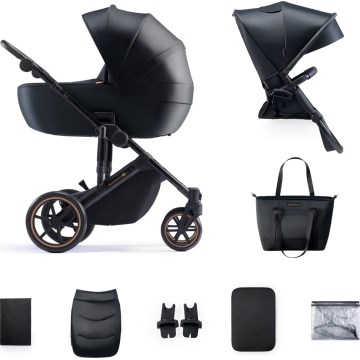KINDERKRAFT - Poussette combinée 2en1 PRIME 2 noir