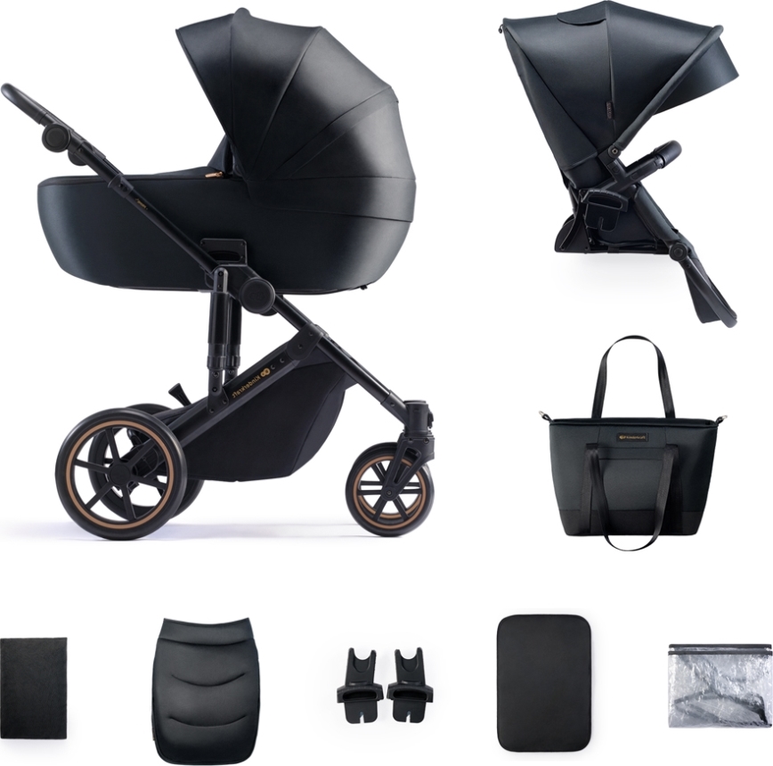 KINDERKRAFT - Poussette combinée 2en1 PRIME 2 noir