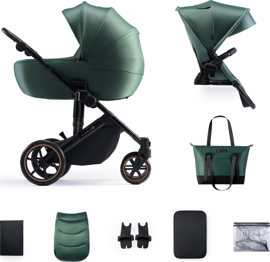 KINDERKRAFT - Poussette combinée 2en1 PRIME 2 vert