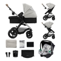 KINDERKRAFT - Poussette combinée 3 en 1 MOOV 2 XL Air Grey