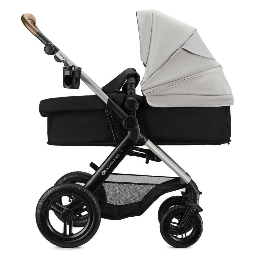 KINDERKRAFT - Poussette combinée 3 en 1 MOOV 2 XL Air Grey