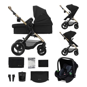 KINDERKRAFT - Poussette combinée 3 en 1 MOOV 2 XL Air Noir