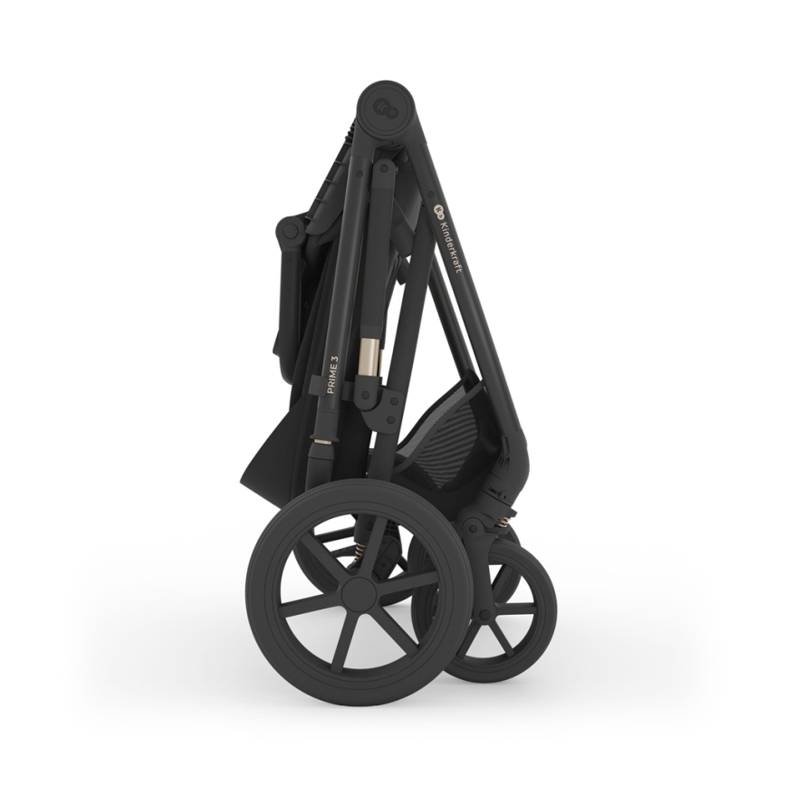 KINDERKRAFT - Poussette combinée 3-en-1 PRIME 3 Venezian Noir