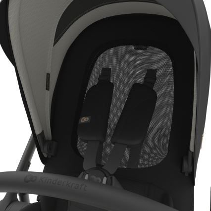 KINDERKRAFT - Poussette combinée 3-en-1 PRIME 3 Venezian Noir