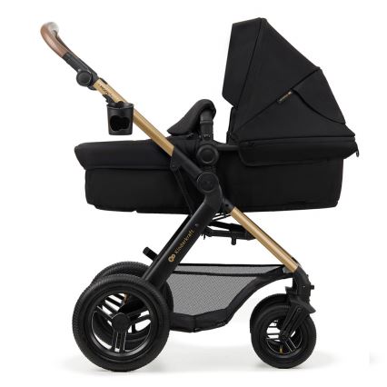 KINDERKRAFT - Poussette combinée 3en1 MOOV 2 AIR Pure noir + siège auto MINK PRO