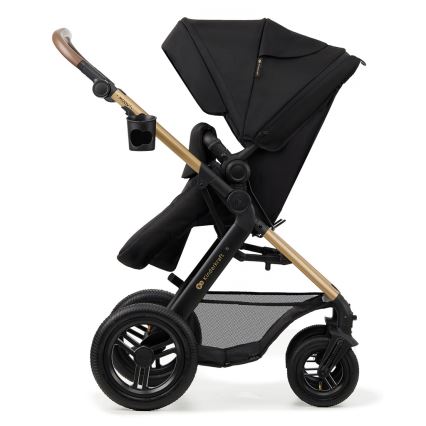 KINDERKRAFT - Poussette combinée 3en1 MOOV 2 AIR Pure noir + siège auto MINK PRO