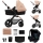 KINDERKRAFT - Poussette combinée 3en1 MOOV 2 AIR Sand beige + siège auto MINK PRO