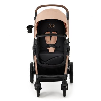KINDERKRAFT - Poussette combinée 3en1 MOOV 2 AIR Sand beige + siège auto MINK PRO
