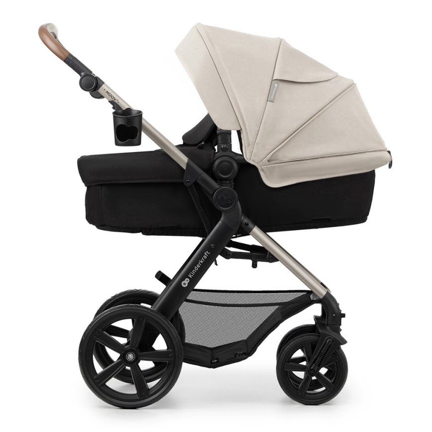 KINDERKRAFT - Poussette combinée 3en1 MOOV 2 Moonlight gris + siège auto MINK PRO