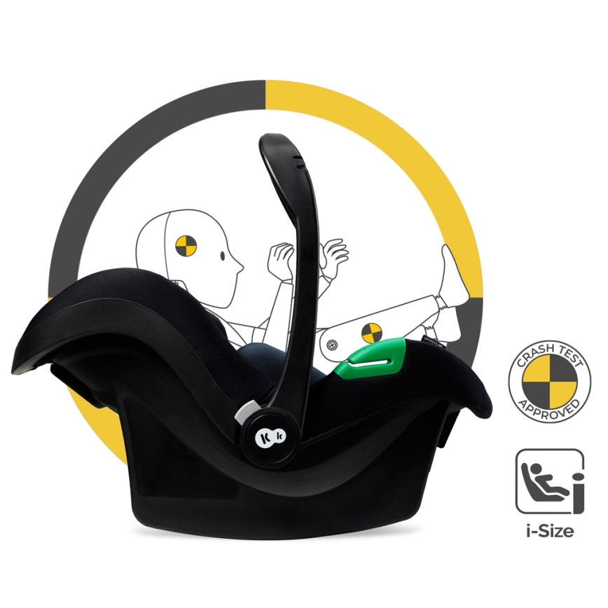 KINDERKRAFT - Poussette combinée 3en1 MOOV 2 Moonlight gris + siège auto MINK PRO