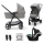 KINDERKRAFT - Poussette combinée 3en1 NEWLY Moonlight gris  + siège auto MINK PRO