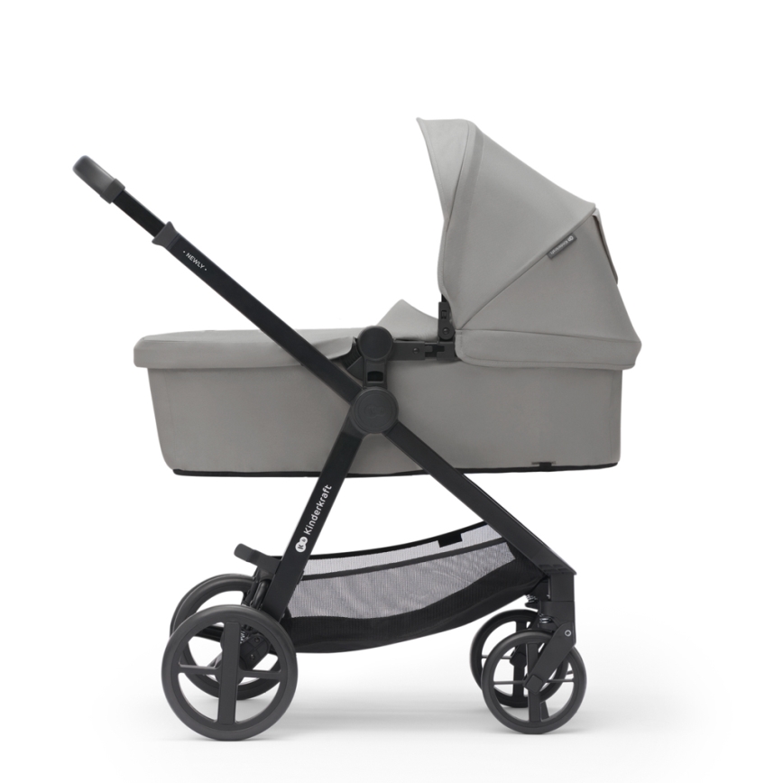 KINDERKRAFT - Poussette combinée 3en1 NEWLY Moonlight gris  + siège auto MINK PRO