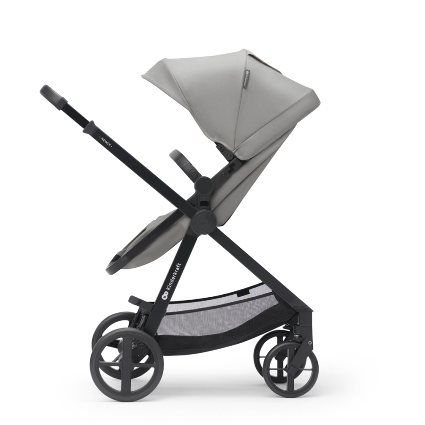 KINDERKRAFT - Poussette combinée 3en1 NEWLY Moonlight gris  + siège auto MINK PRO