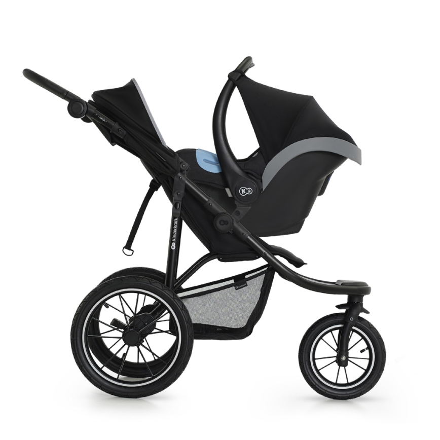 KINDERKRAFT - Poussette de sport HELSI2 noire