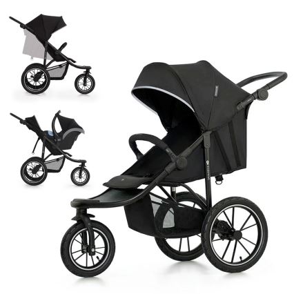 KINDERKRAFT - Poussette HELSI2 noir