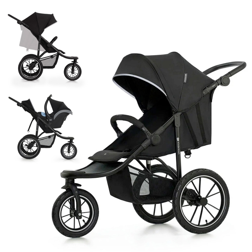 KINDERKRAFT - Poussette HELSI2 noir