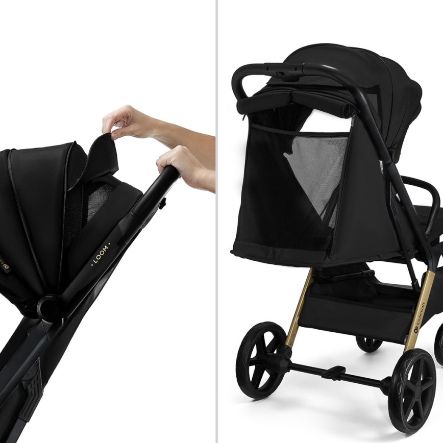 KINDERKRAFT - Poussette LOOM noir