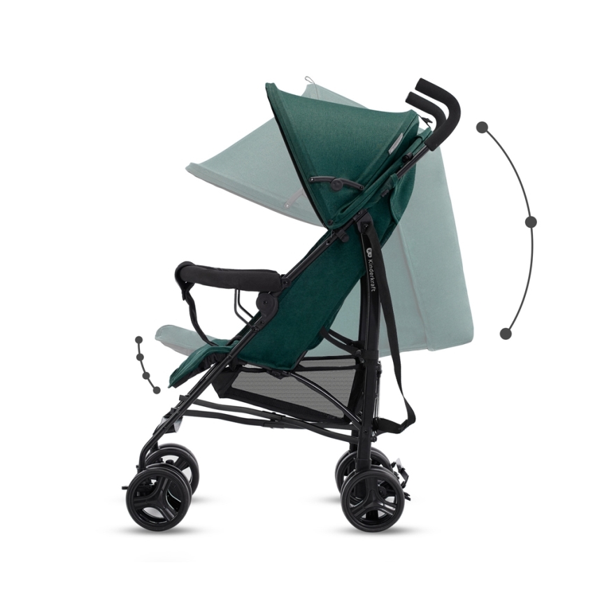 KINDERKRAFT - Poussette TIK Green forêt
