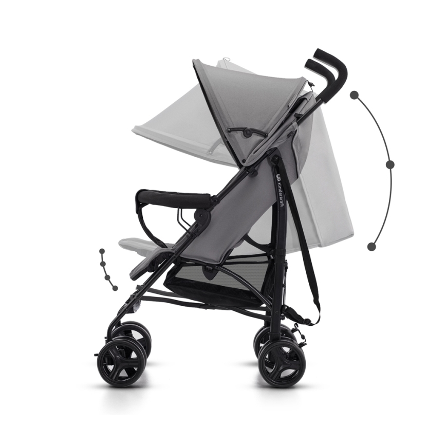 KINDERKRAFT - Poussette TIK Stone gris