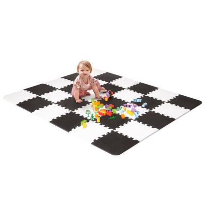 KINDERKRAFT - Puzzle en mousse LUNO 30pcs noir/blanc