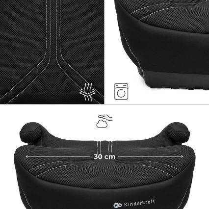 KINDERKRAFT - Réhausseur auto I-BOOST 2 PRO i-Size 125–150 cm noir