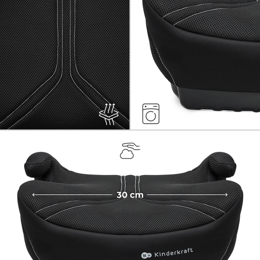 KINDERKRAFT - Réhausseur auto I-BOOST 2 PRO i-Size 125–150 cm noir