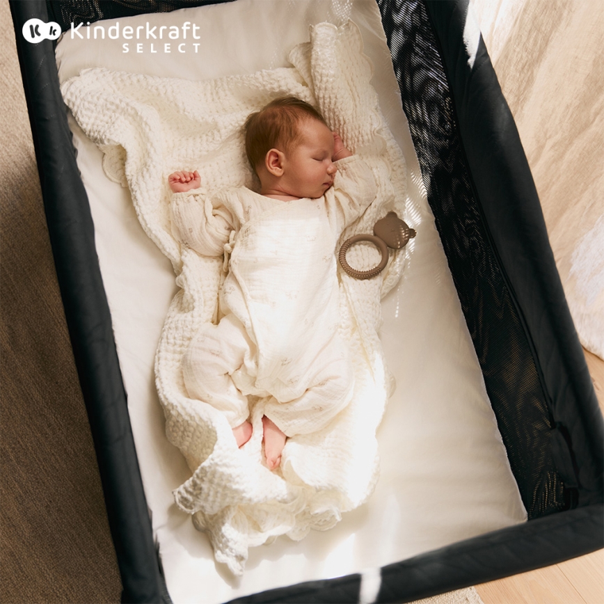 KINDERKRAFT SELECT - Berceau de voyage MOON DREAM noir