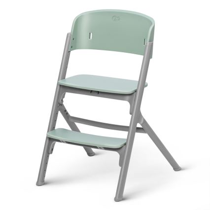 KINDERKRAFT SELECT - Chaise haute 3 en 1 pour enfant LIVY Premium Olive green + transat CALMEE