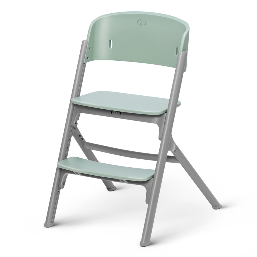 KINDERKRAFT SELECT - Chaise haute 3 en 1 pour enfant LIVY Premium Olive green + transat CALMEE