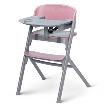 KINDERKRAFT SELECT - Chaise haute 3 en 1 pour enfant LIVY Premium Aster pink