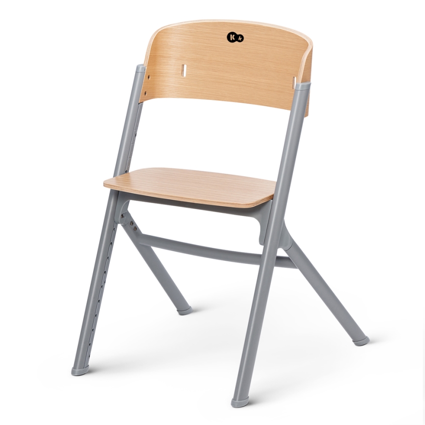 KINDERKRAFT SELECT - Chaise haute enfant 3 en 1 LIVY Premium chêne + transat pour bébé CALMEE