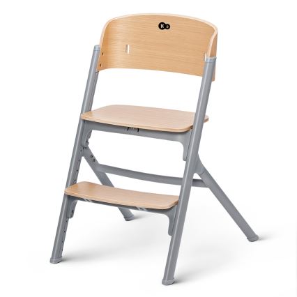 KINDERKRAFT SELECT - Chaise haute enfant 3en1 LIVY Premium chêne + transat CALMEE