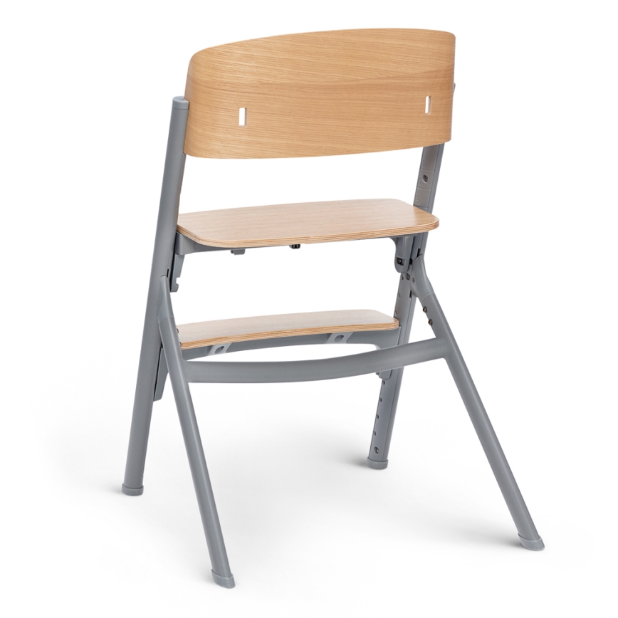 KINDERKRAFT SELECT - Chaise haute enfant 3en1 LIVY Premium chêne + transat CALMEE
