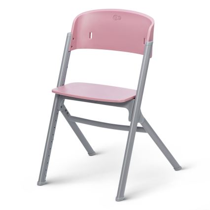 KINDERKRAFT SELECT - Chaise haute 3 en 1 pour enfant LIVY Premium Aster pink + transat CALMEE
