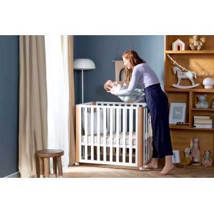 KINDERKRAFT SELECT - Lit bébé 4 en 1 KOYA Premium hêtre/pin