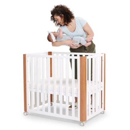 KINDERKRAFT SELECT - Lit bébé 4 en 1 KOYA Premium hêtre/pin