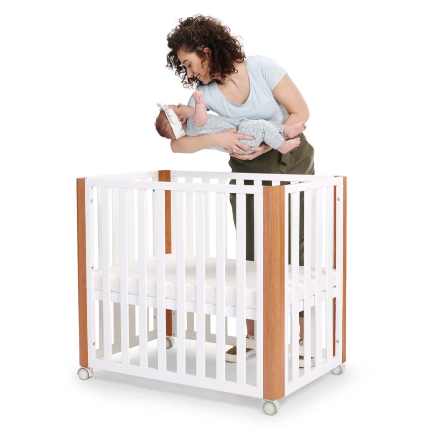 KINDERKRAFT SELECT - Lit bébé 4 en 1 KOYA Premium hêtre/pin