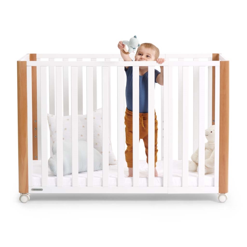 KINDERKRAFT SELECT - Lit bébé 4 en 1 KOYA Premium hêtre/pin