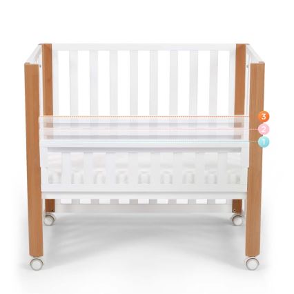 KINDERKRAFT SELECT - Lit bébé 4 en 1 KOYA Premium hêtre/pin