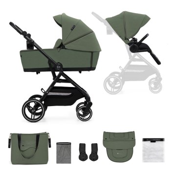 KINDERKRAFT SELECT - Poussette 2en1 YOXI Mystic vert