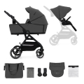KINDERKRAFT SELECT - Poussette combinée 2en1 YOXI Moonlight gris