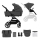 KINDERKRAFT SELECT - Poussette combinée 2en1 YOXI Moonlight gris