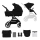 KINDERKRAFT SELECT - Poussette combinée 2en1 YOXI Pure noir