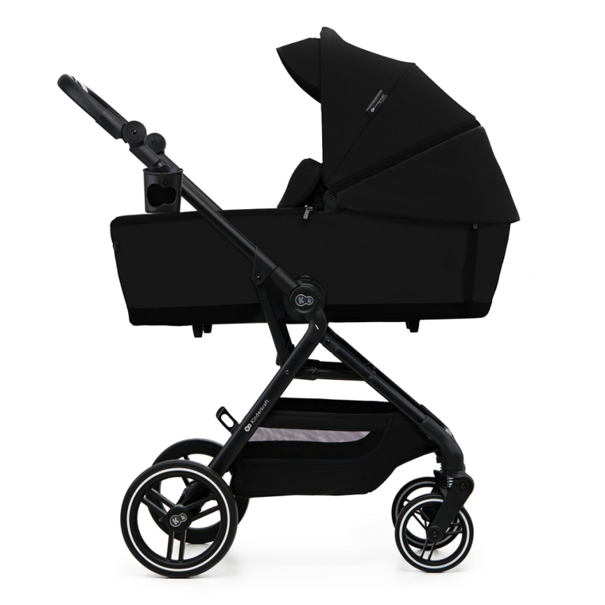 KINDERKRAFT SELECT - Poussette combinée 2en1 YOXI Pure noir