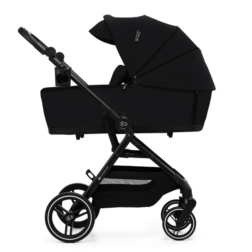 KINDERKRAFT SELECT - Poussette combinée 2en1 YOXI Pure noir