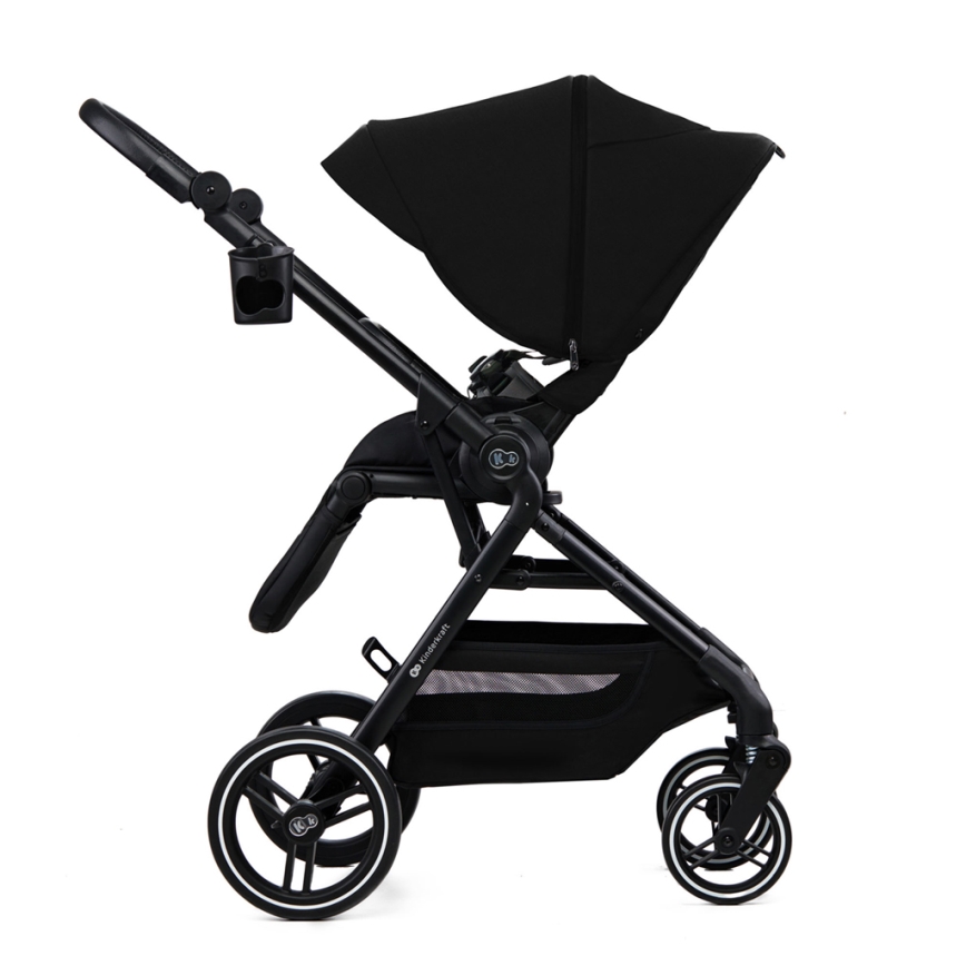 KINDERKRAFT SELECT - Poussette combinée 2en1 YOXI Pure noir
